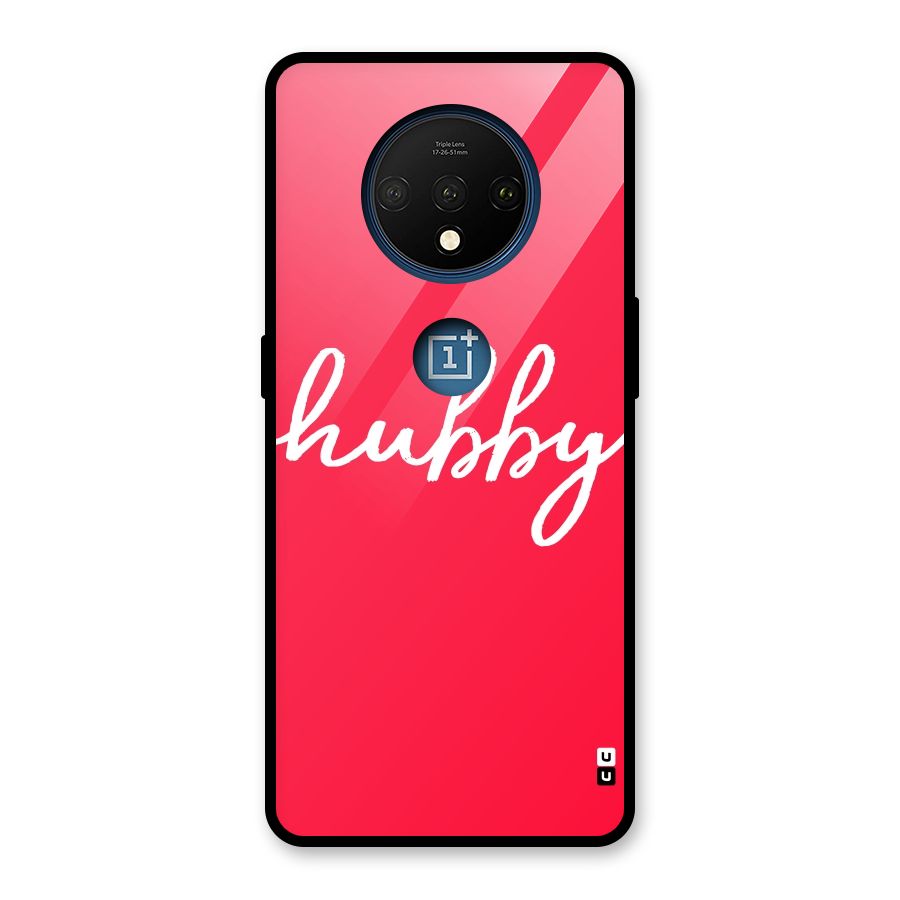 Hubby Glass Back Case for OnePlus 7T