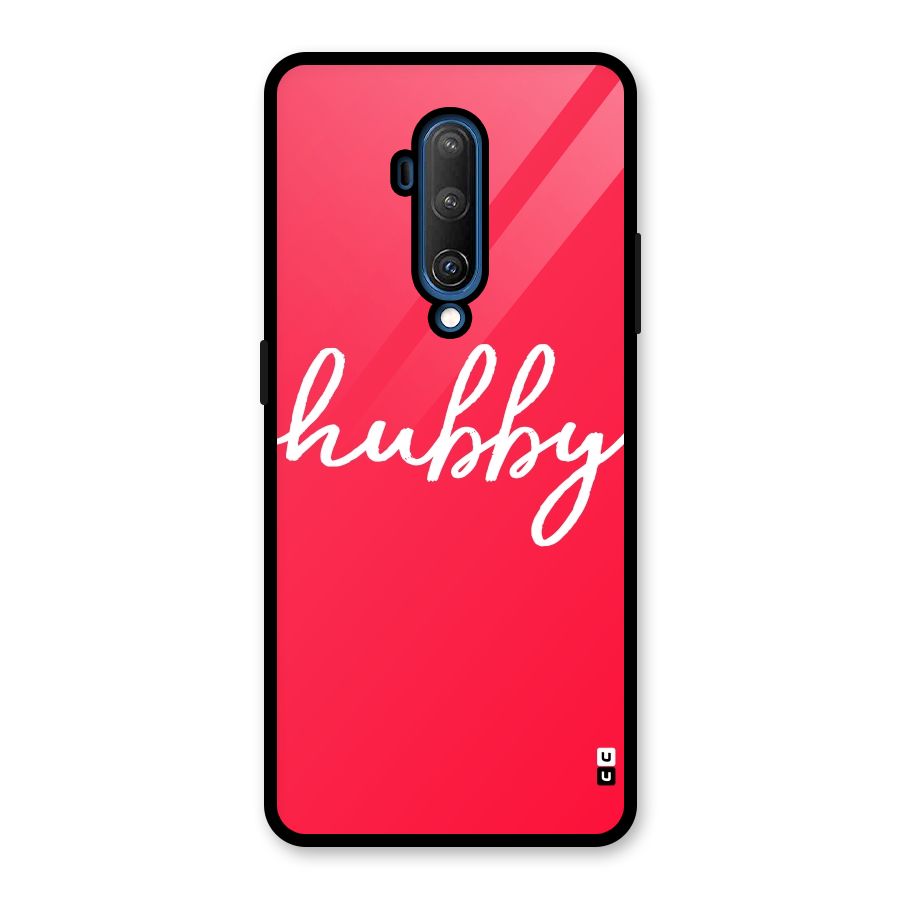 Hubby Glass Back Case for OnePlus 7T Pro