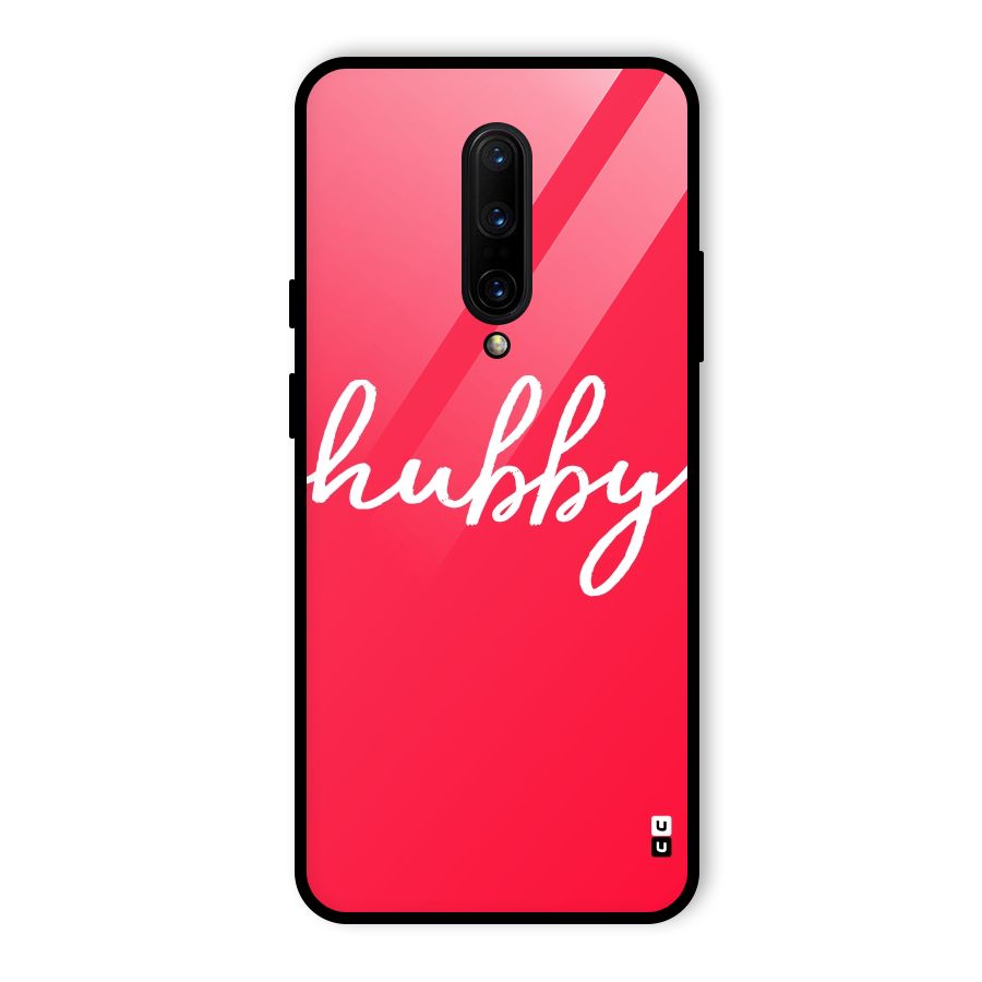 Hubby Glass Back Case for OnePlus 7 Pro