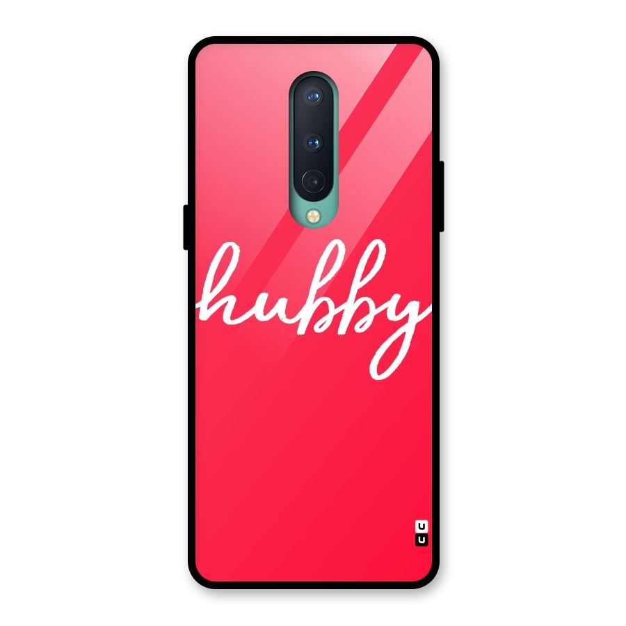 Hubby Glass Back Case for OnePlus 8
