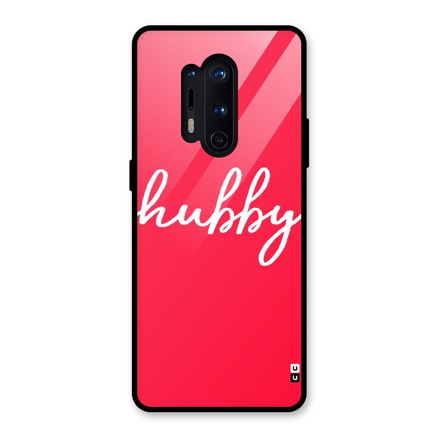 Hubby Glass Back Case for OnePlus 8 Pro