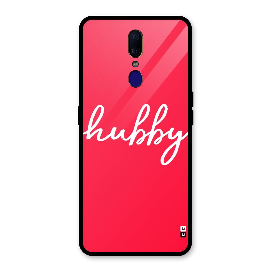 Hubby Glass Back Case for Oppo F11