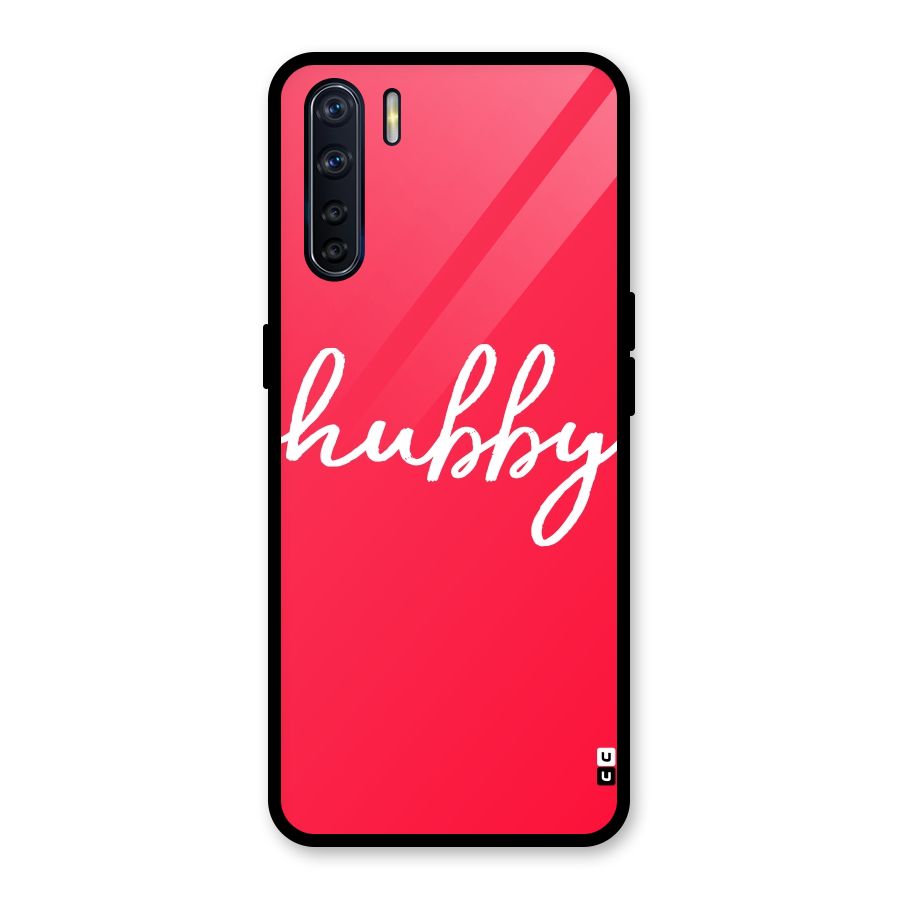 Hubby Glass Back Case for Oppo F15