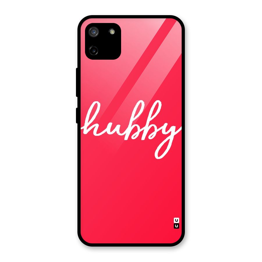 Hubby Glass Back Case for Realme C11