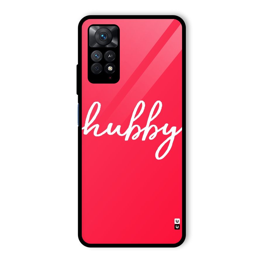 Hubby Glass Back Case for Redmi Note 11 Pro