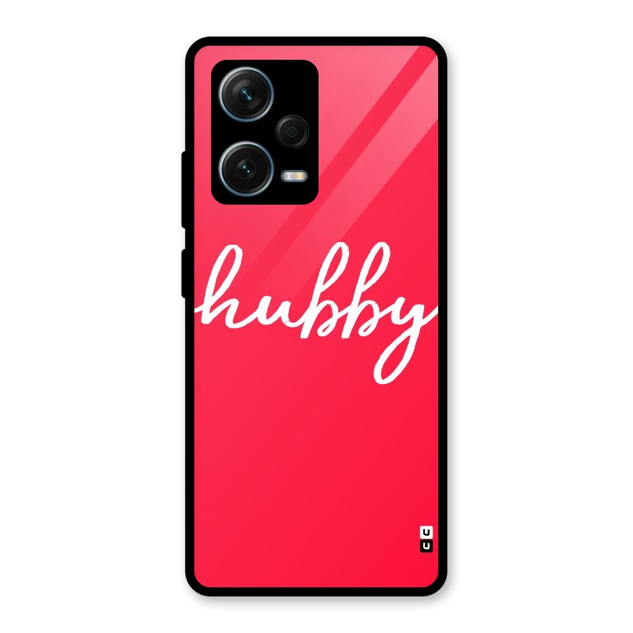 Hubby Glass Back Case for Redmi Note 12 Pro Plus 5G
