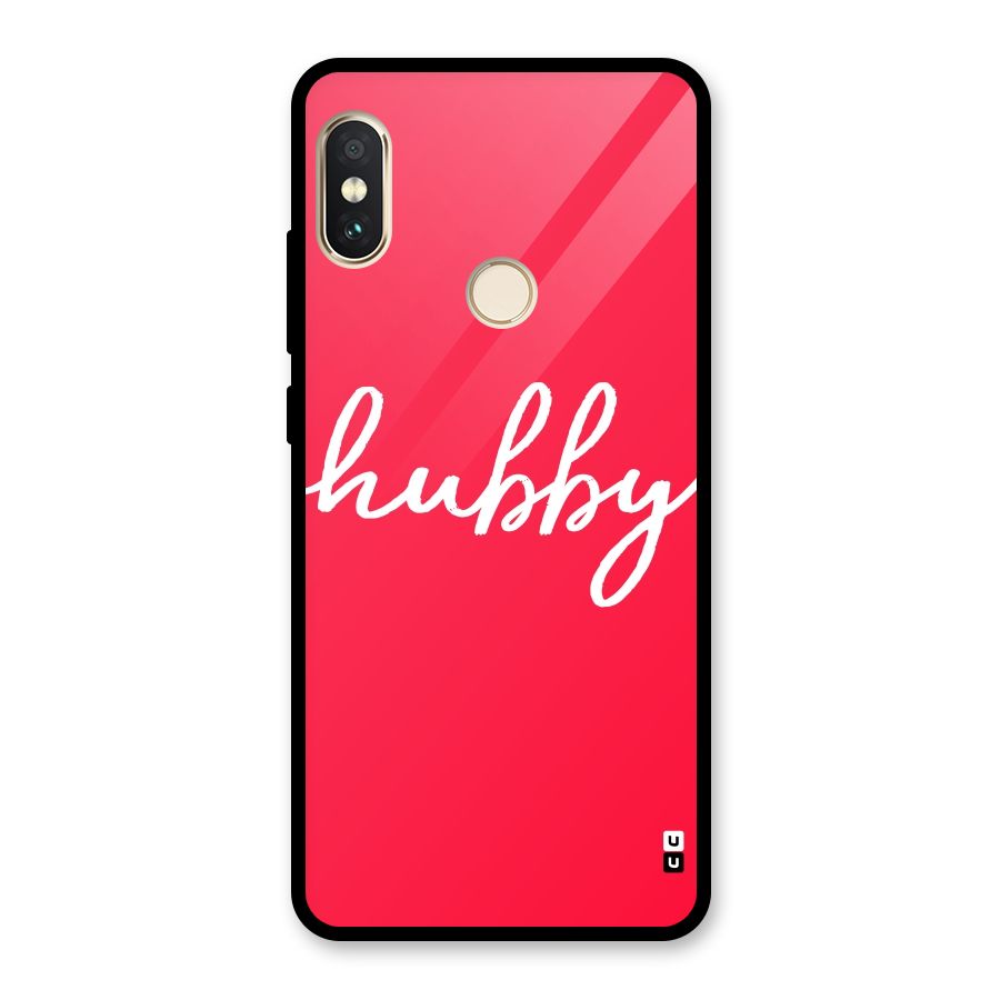 Hubby Glass Back Case for Redmi Note 5 Pro