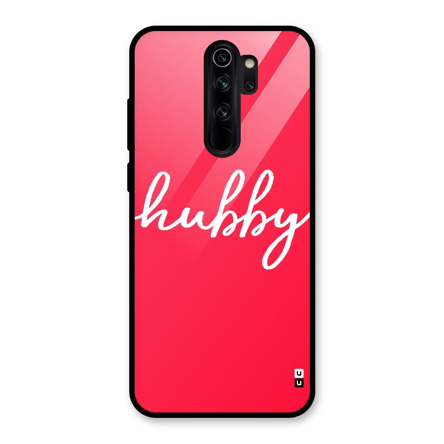 Hubby Glass Back Case for Redmi Note 8 Pro