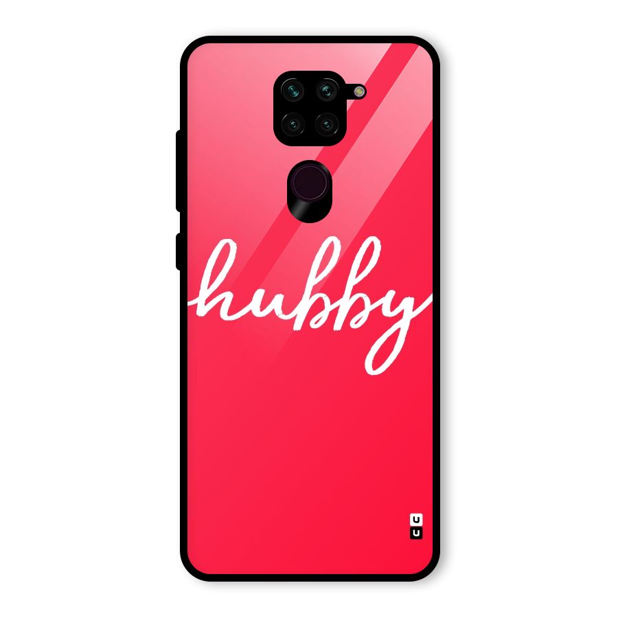 Hubby Glass Back Case for Redmi Note 9