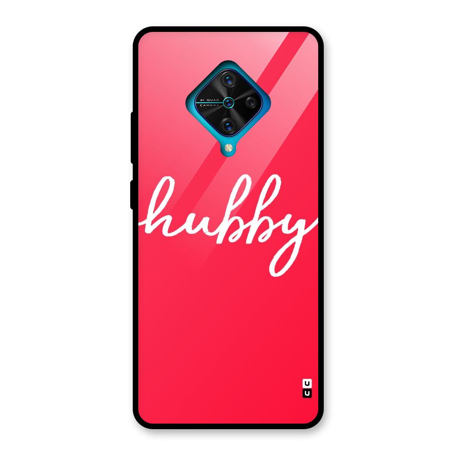 Hubby Glass Back Case for Vivo S1 Pro