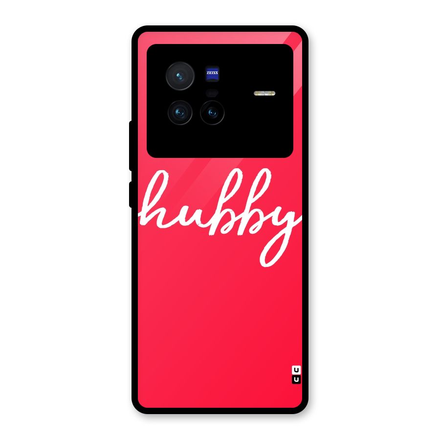 Hubby Glass Back Case for Vivo X80