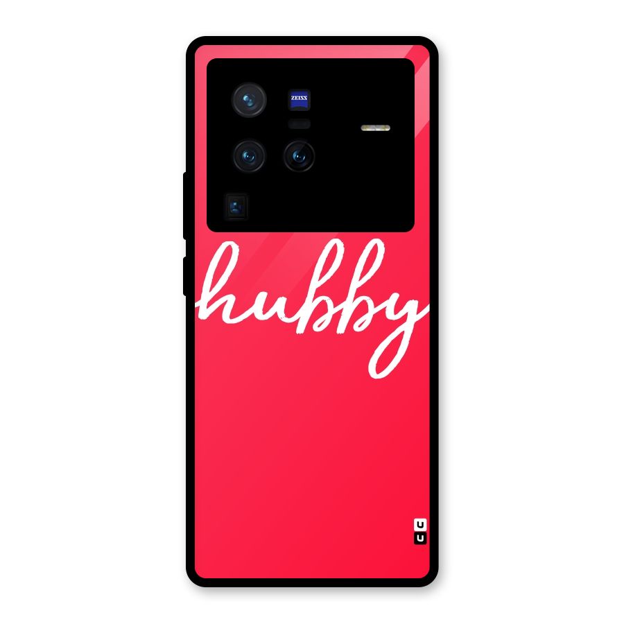 Hubby Glass Back Case for Vivo X80 Pro