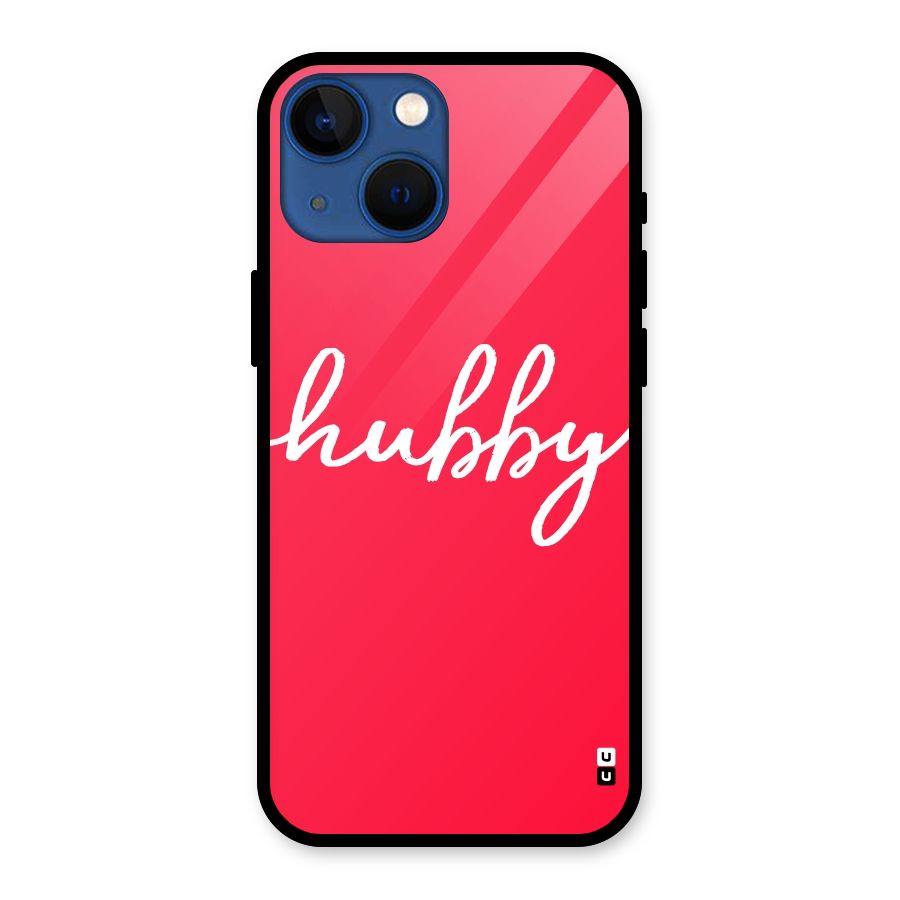 Hubby Glass Back Case for iPhone 13 Mini