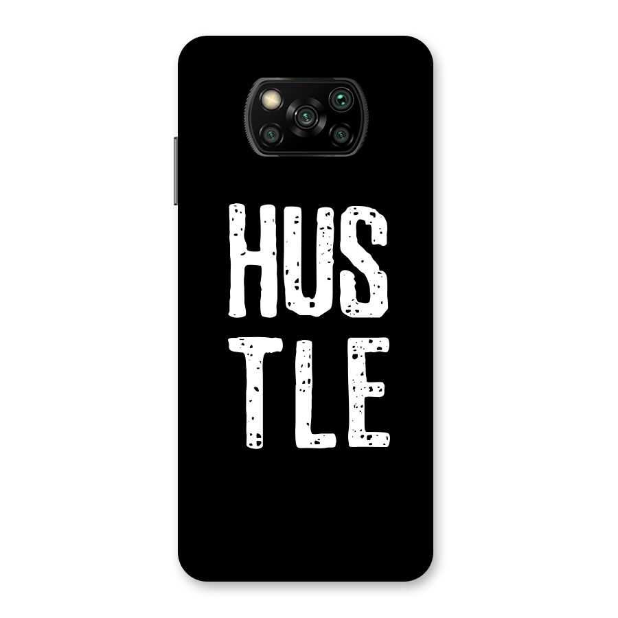 Hustle Back Case for Poco X3