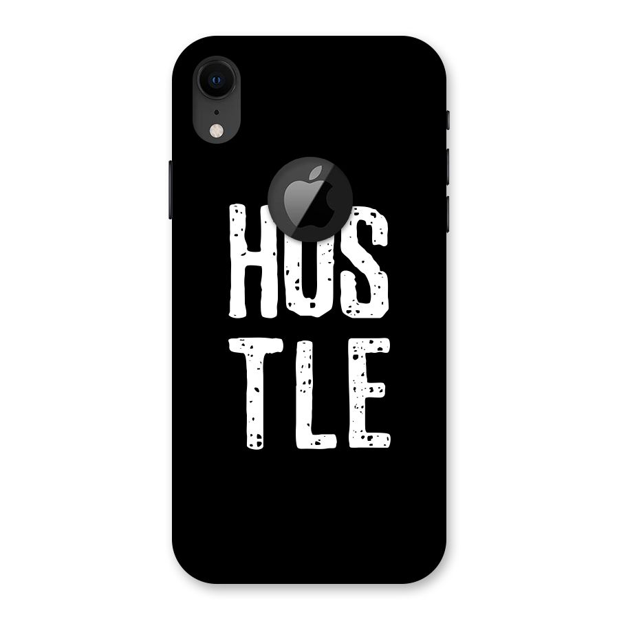 Hustle Back Case for iPhone XR Logo Cut