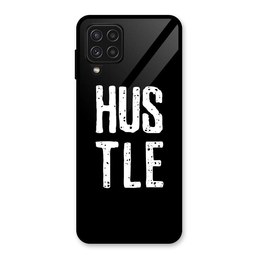 Hustle Glass Back Case for Galaxy A22 4G