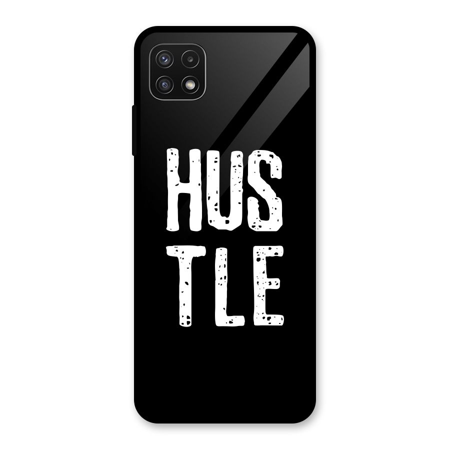 Hustle Glass Back Case for Galaxy A22 5G