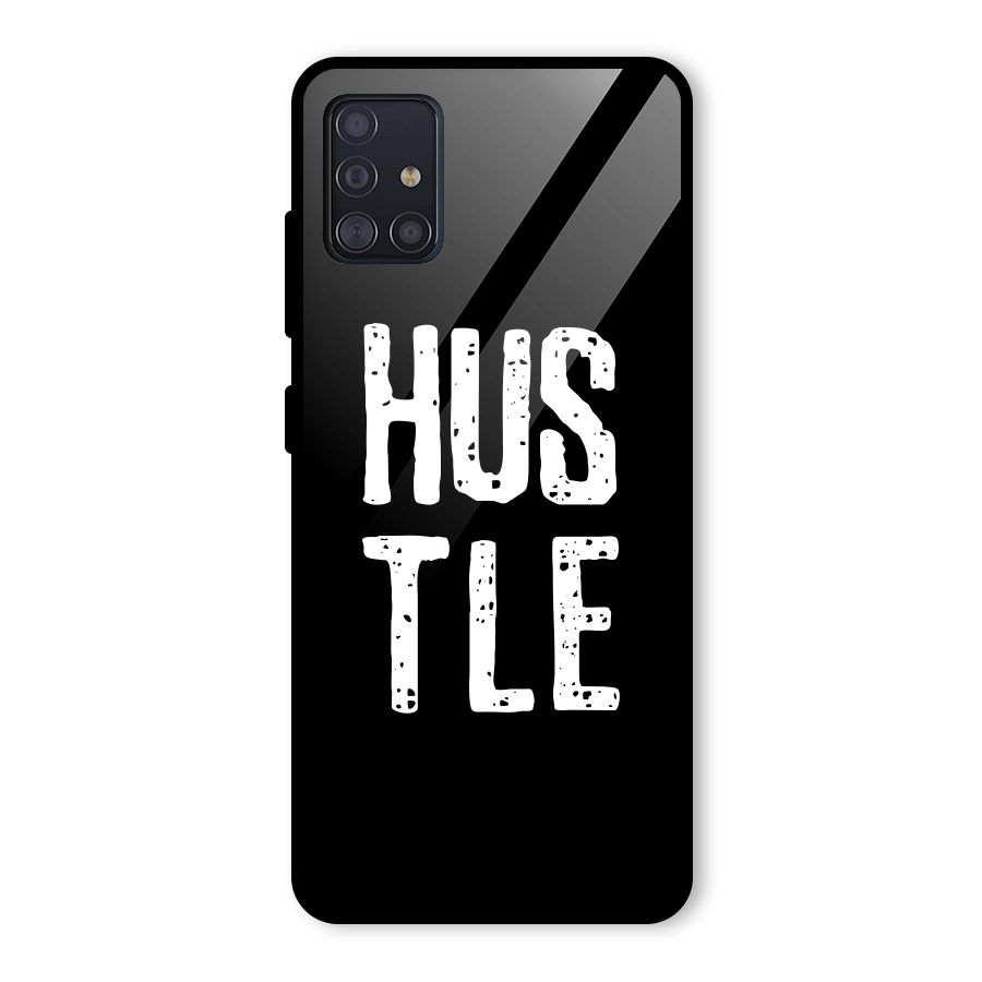 Hustle Glass Back Case for Galaxy A51