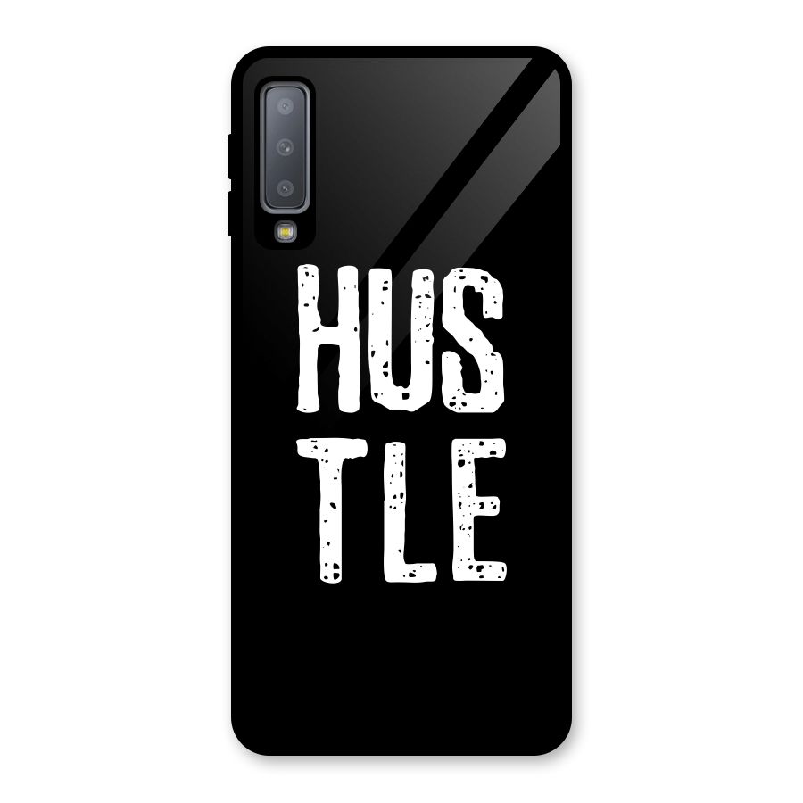 Hustle Glass Back Case for Galaxy A7 (2018)