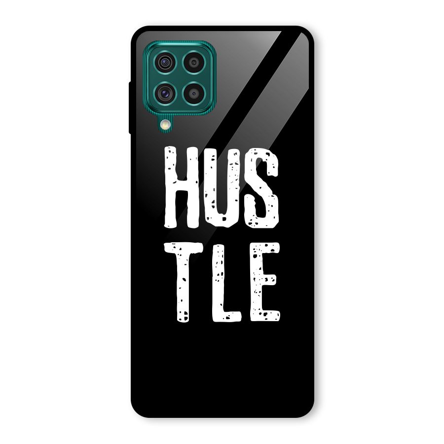 Hustle Glass Back Case for Galaxy F62