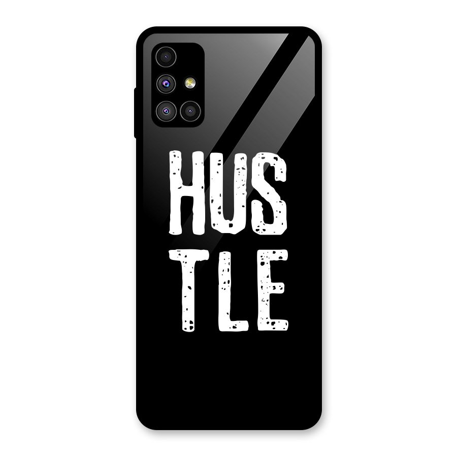 Hustle Glass Back Case for Galaxy M51