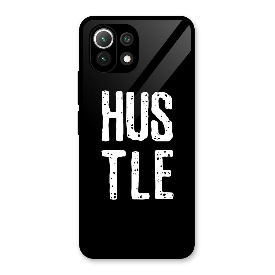 Hustle Glass Back Case for Mi 11 Lite