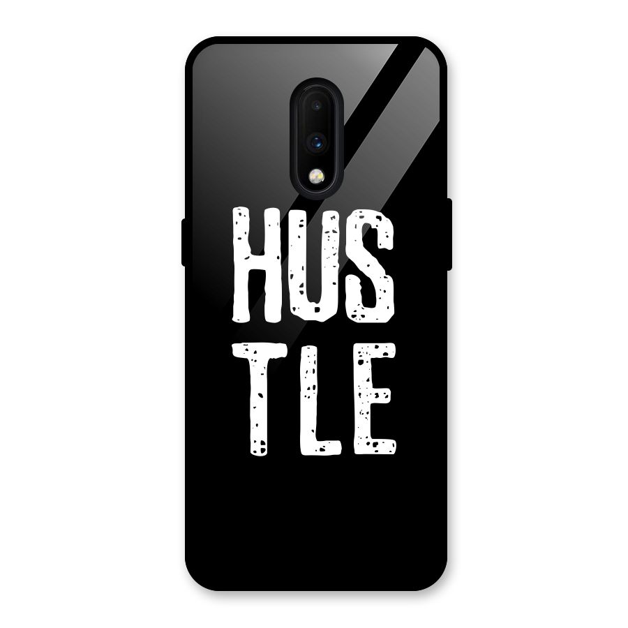 Hustle Glass Back Case for OnePlus 7