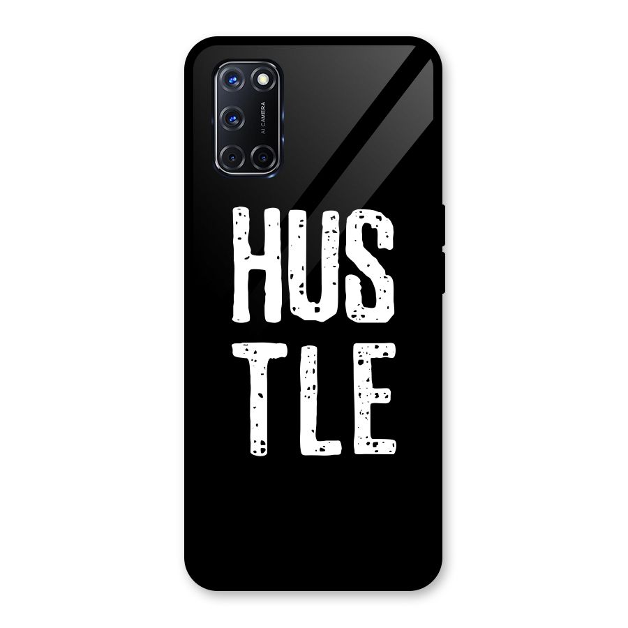 Hustle Glass Back Case for Oppo A52