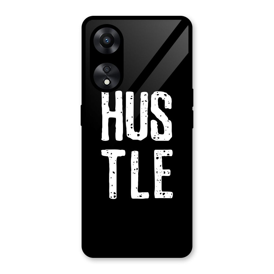 Hustle Glass Back Case for Oppo A78