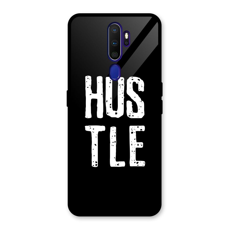Hustle Glass Back Case for Oppo A9 (2020)