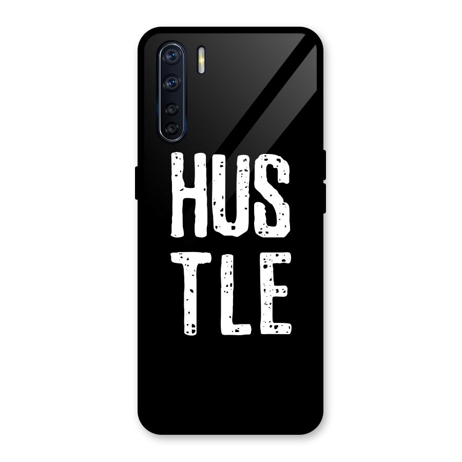 Hustle Glass Back Case for Oppo F15