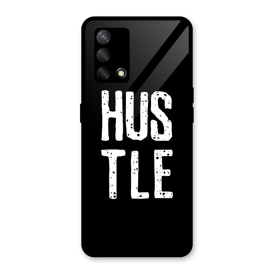 Hustle Glass Back Case for Oppo F19