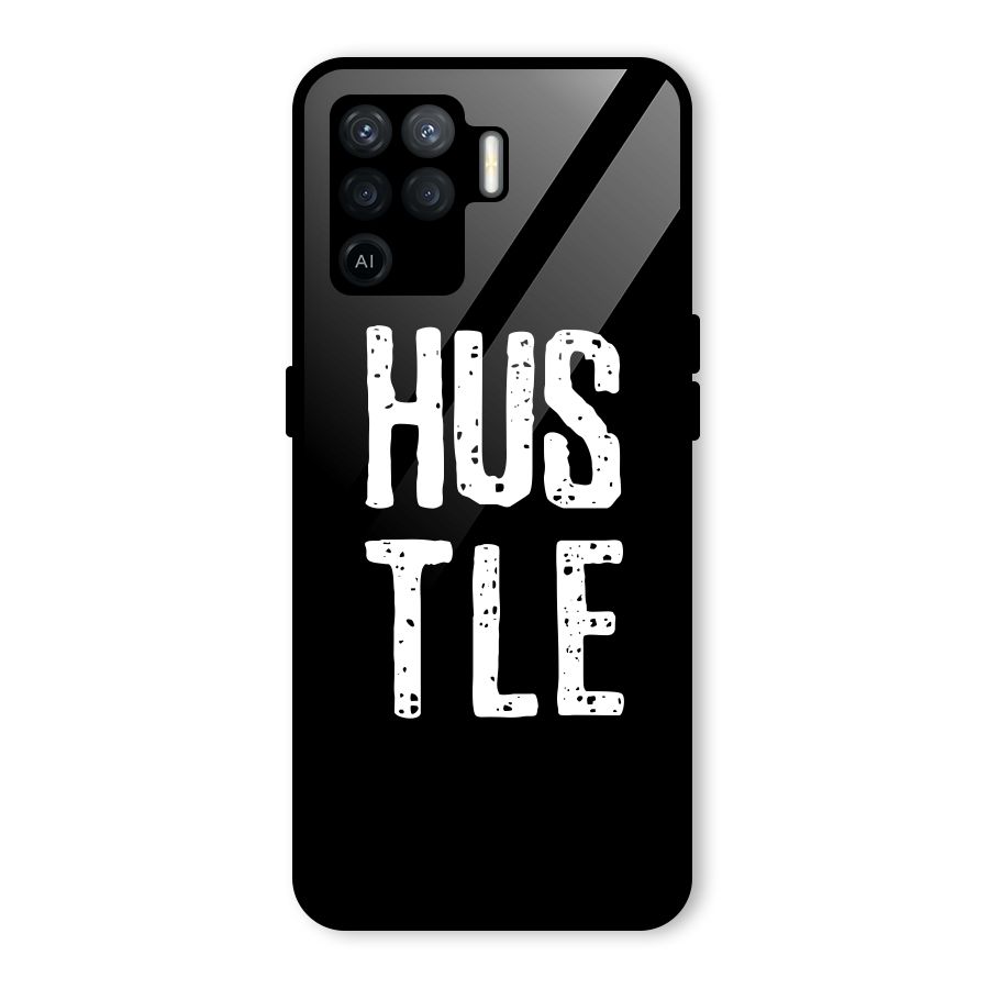 Hustle Glass Back Case for Oppo F19 Pro