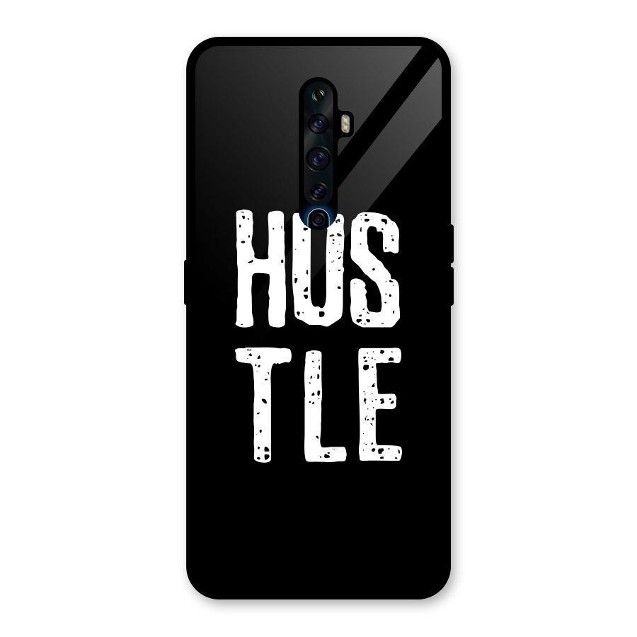 Hustle Glass Back Case for Oppo Reno2 F