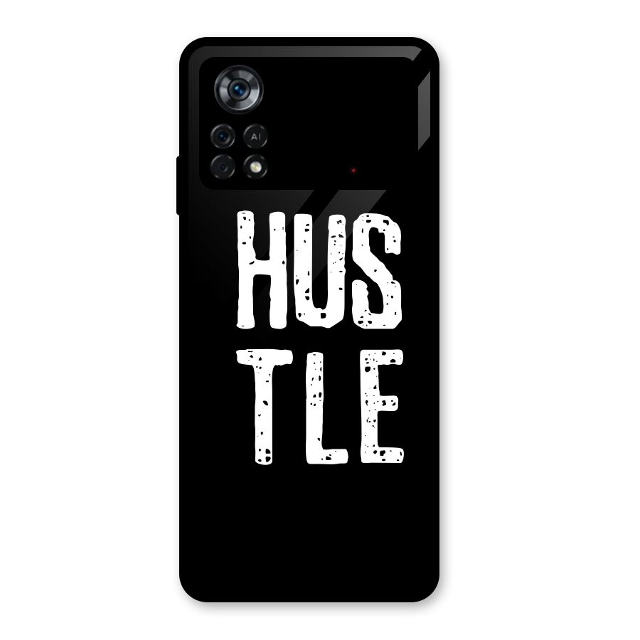 Hustle Glass Back Case for Poco X4 Pro 5G