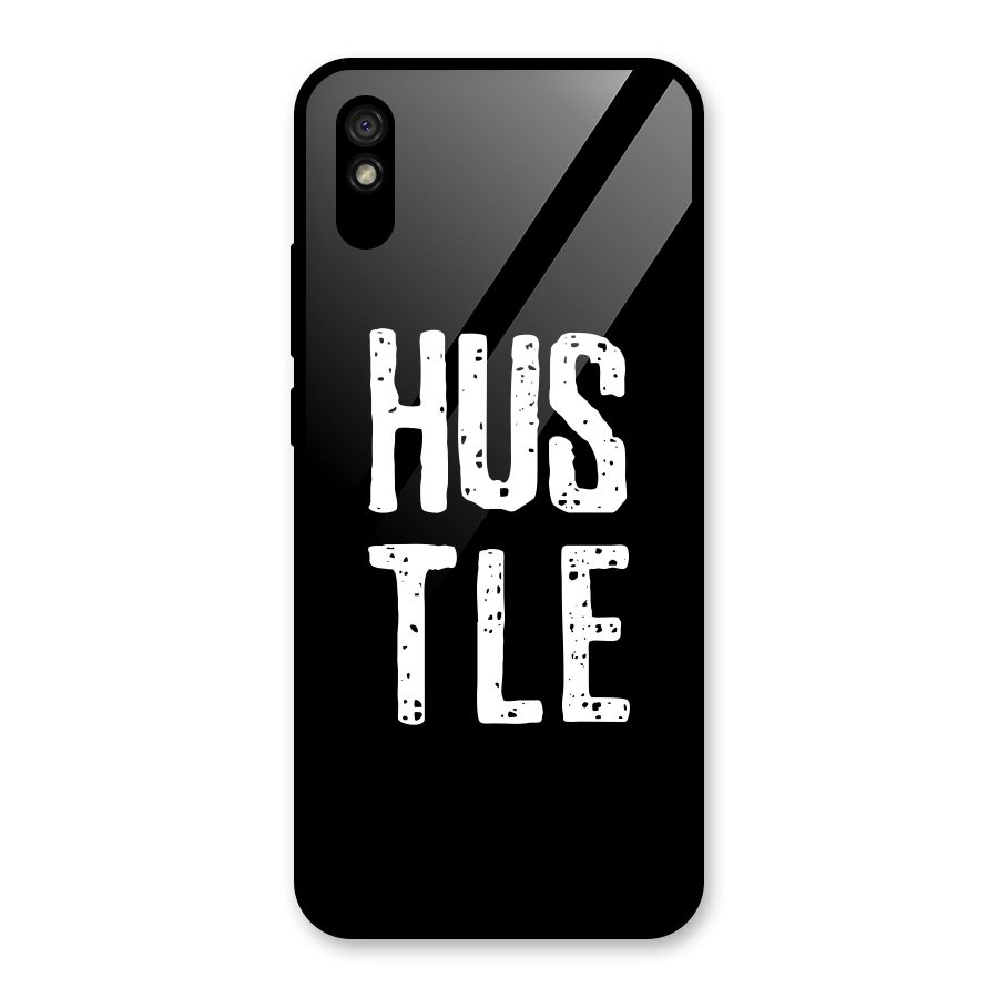 Hustle Glass Back Case for Redmi 9A
