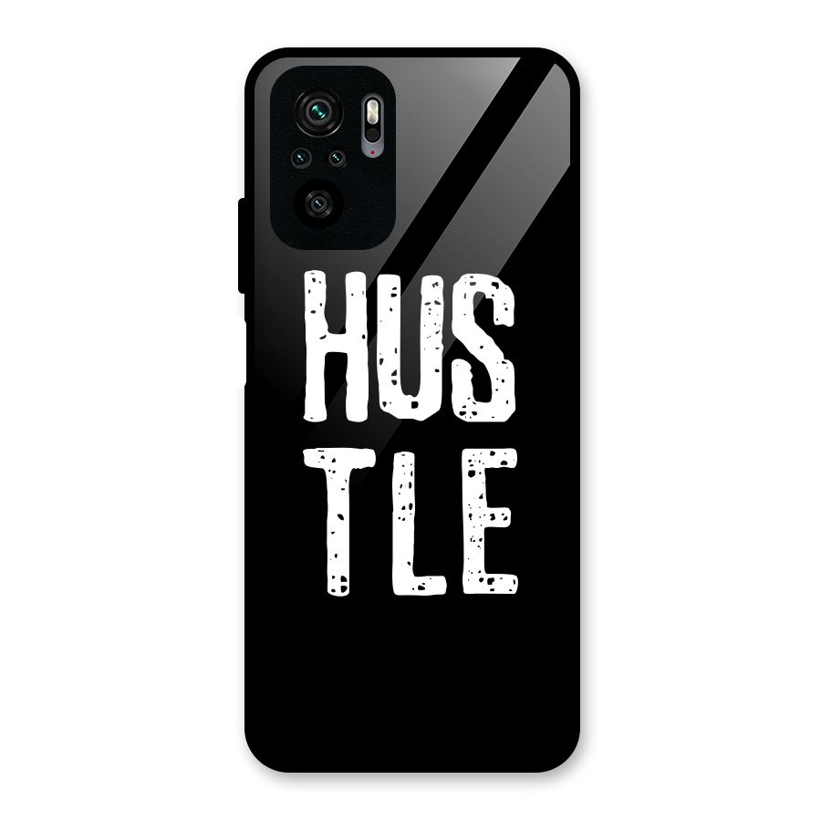 Hustle Glass Back Case for Redmi Note 10S