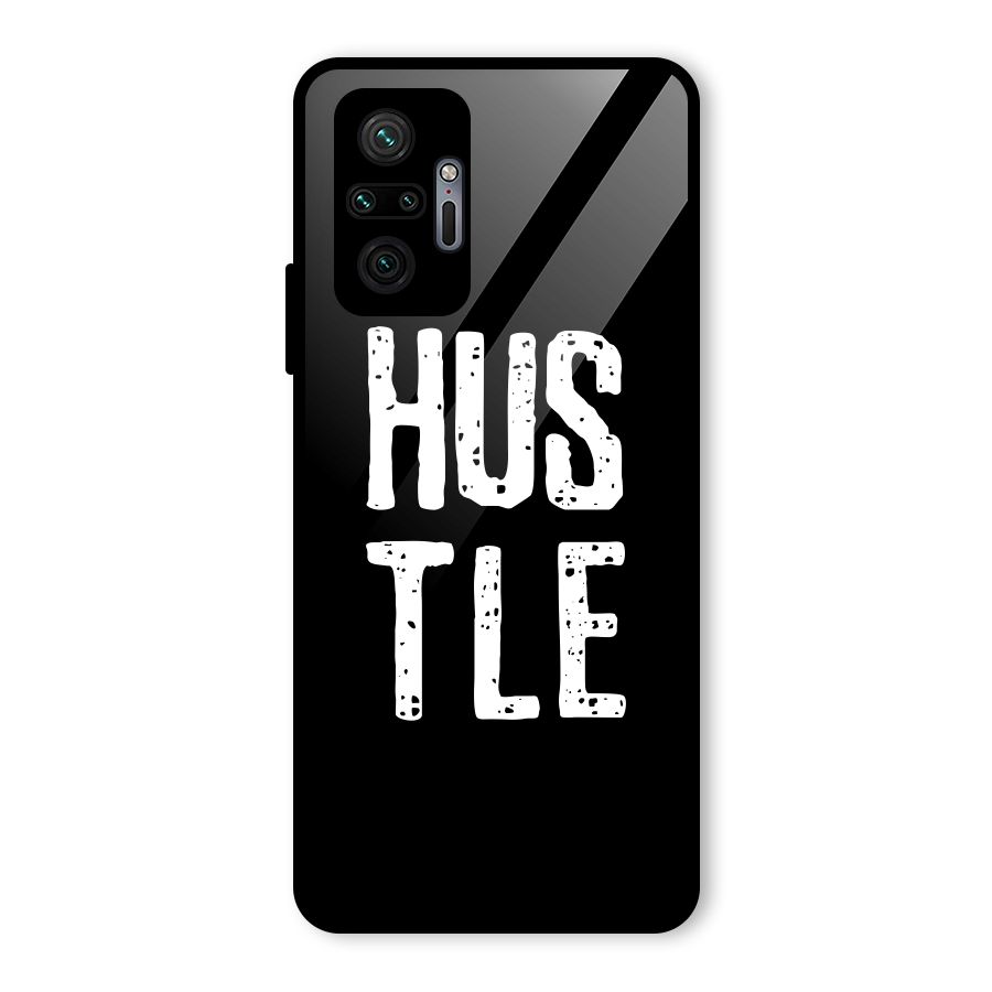 Hustle Glass Back Case for Redmi Note 10 Pro Max