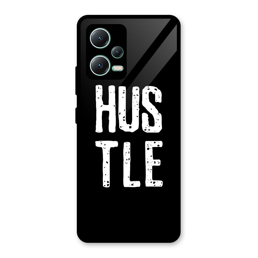 Hustle Glass Back Case for Redmi Note 12 5G