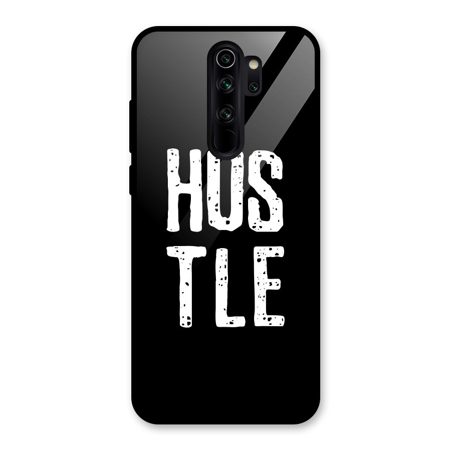 Hustle Glass Back Case for Redmi Note 8 Pro