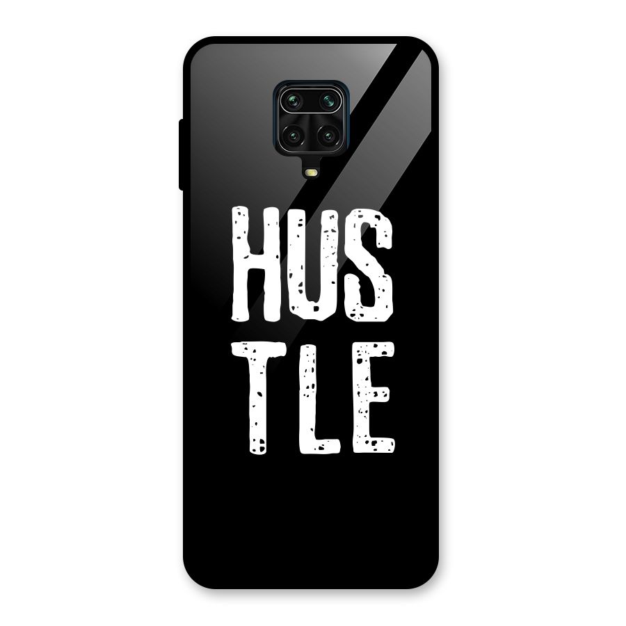 Hustle Glass Back Case for Redmi Note 9 Pro