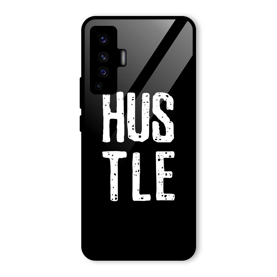 Hustle Glass Back Case for Vivo X50