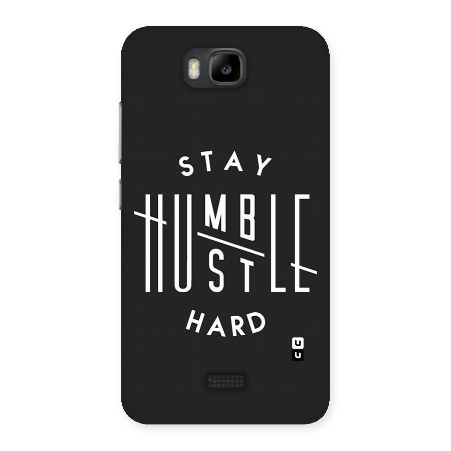 Hustle Hard Back Case for Honor Bee