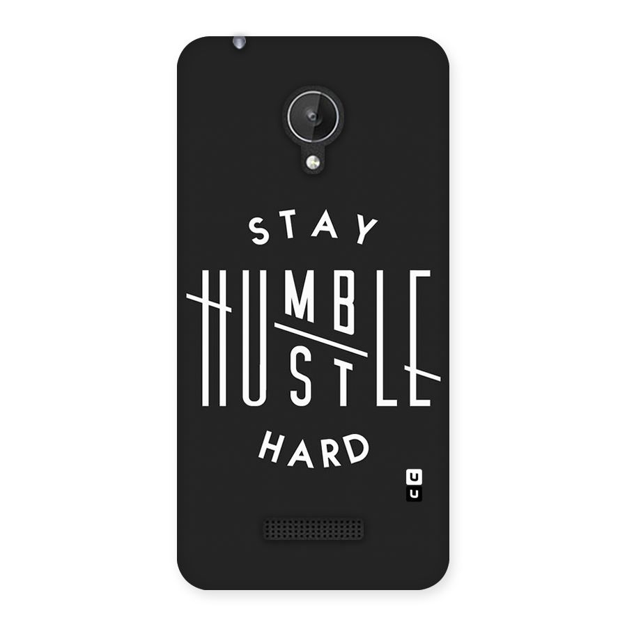 Hustle Hard Back Case for Micromax Canvas Spark Q380
