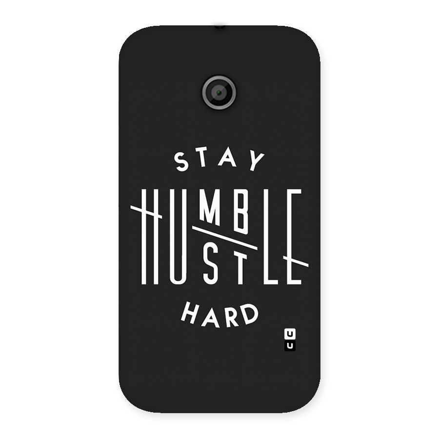 Hustle Hard Back Case for Moto E