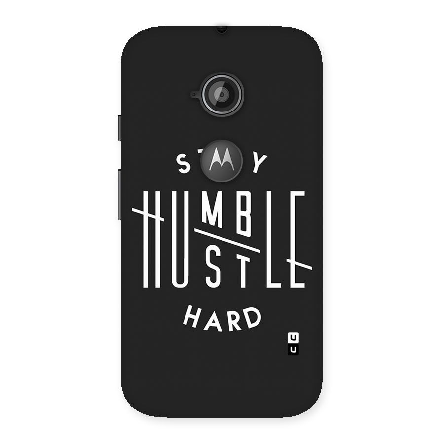 Hustle Hard Back Case for Moto E 2nd Gen