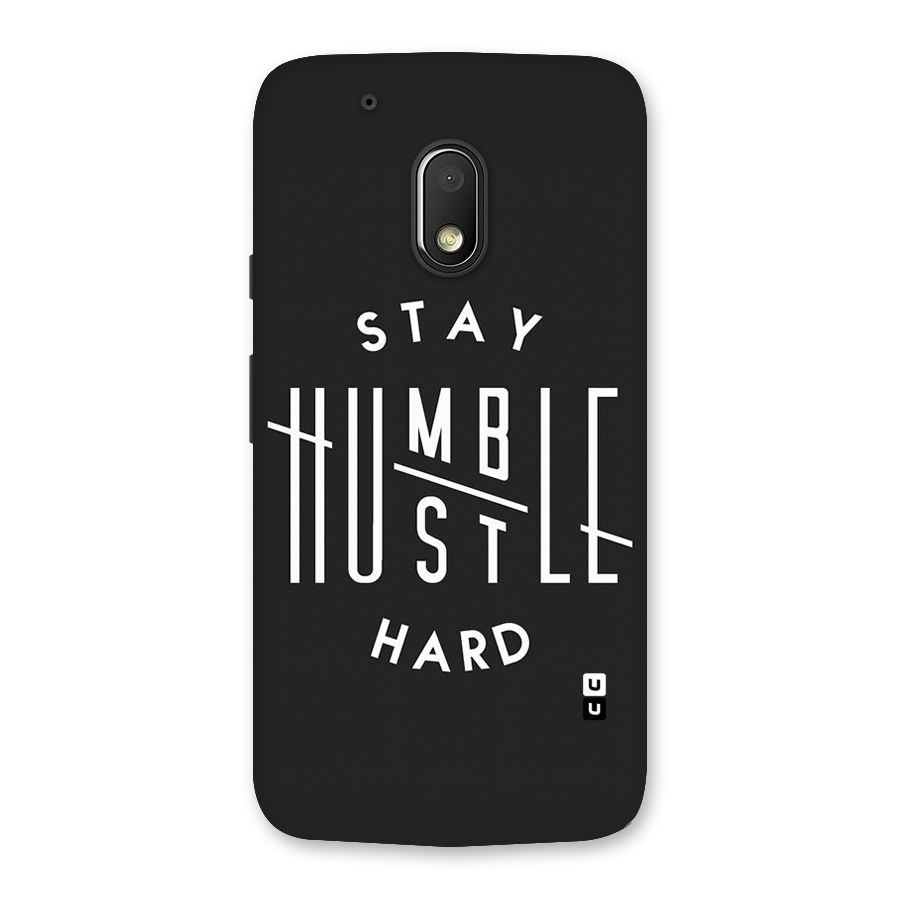 Hustle Hard Back Case for Moto G4 Play