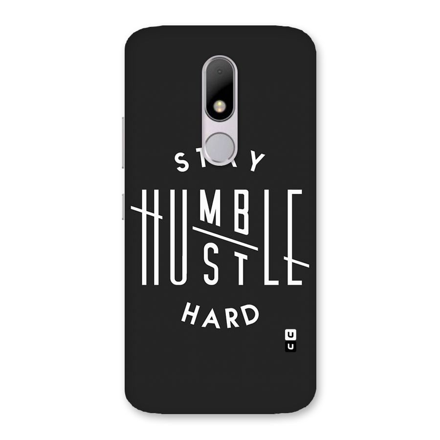 Hustle Hard Back Case for Moto M