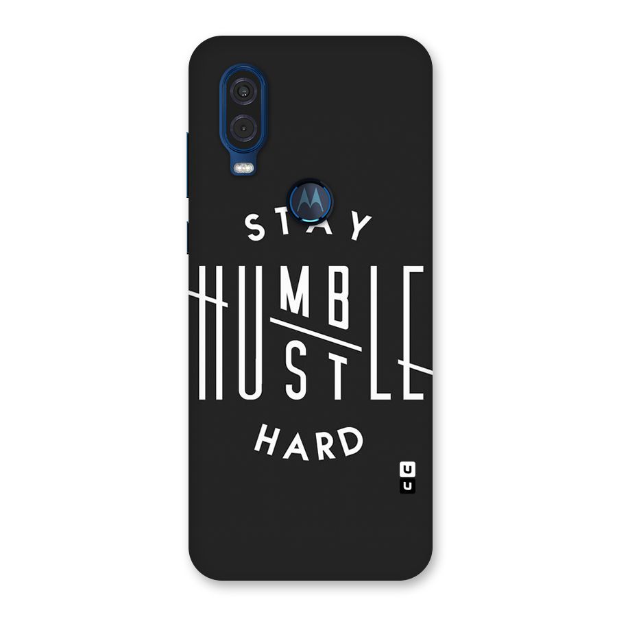 Hustle Hard Back Case for Motorola One Vision
