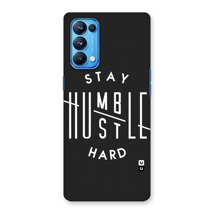 Hustle Hard Back Case for Oppo Reno5 Pro 5G